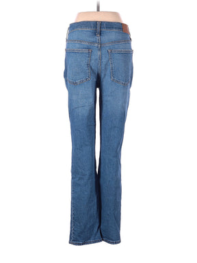 High-Rise Boyjeans The Tall Perfect Vintage Crop Jean In Gooding Wash: Knee-Rip Edition in Medium Wash waist size - 28 T
