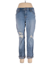High-Rise Boyjeans Jeans in Medium Wash waist size - 32 P