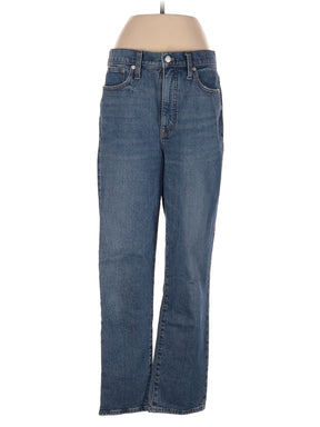 High-Rise Boyjeans Madewell Jeans 26 in Dark Wash waist size - 26