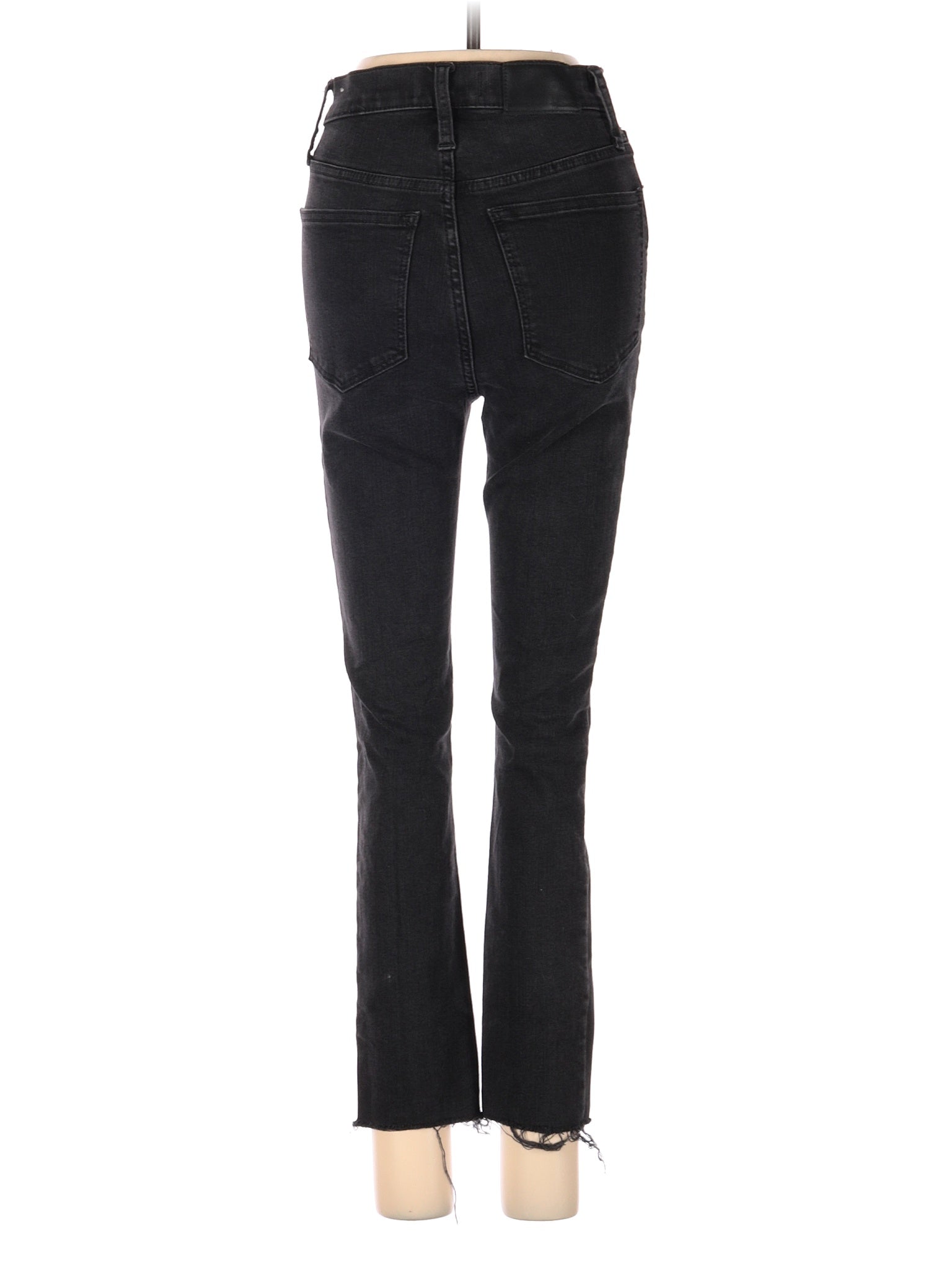 High-Rise Boyjeans 11" High-Rise Skinny Jeans In Lunar Wash in Dark Wash waist size - 23