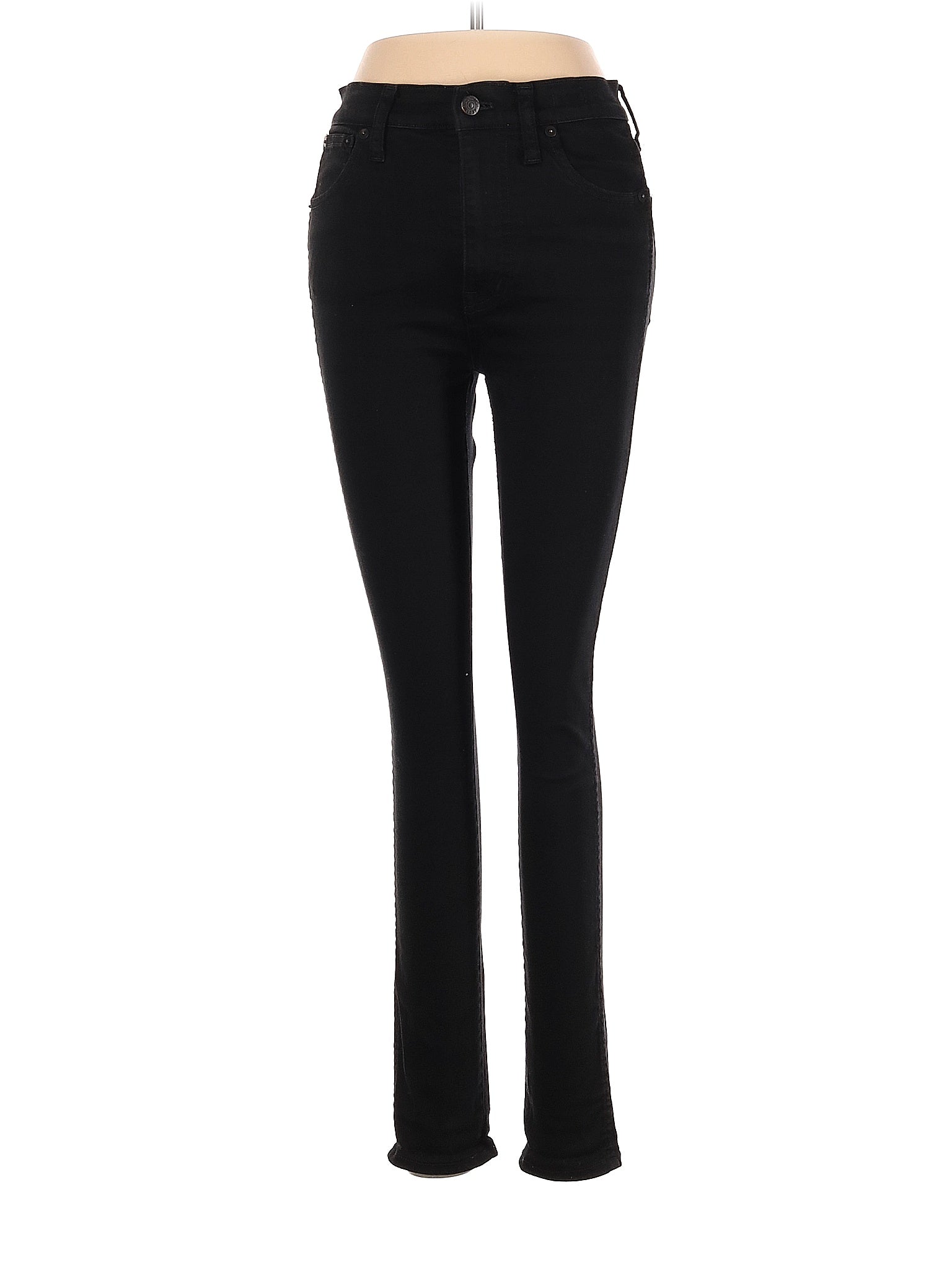 Mid-Rise Skinny 10" High-Rise Skinny Jeans In Carbondale Wash in Dark Wash waist size - 27