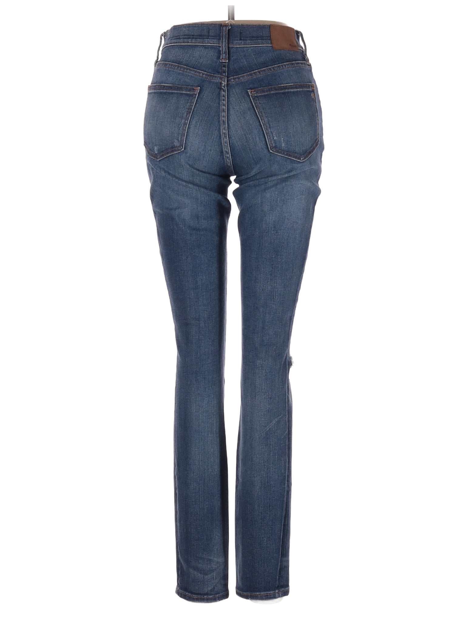 Mid-Rise Skinny Jeans in Dark Wash waist size - 27