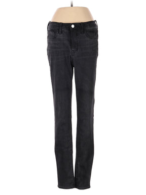 High-Rise Skinny 9" Mid-Rise Roadtripper Supersoft Jeans In Ashmont Wash in Dark Wash waist size - 26