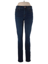 High-Rise Skinny Tall 9" Mid-Rise Skinny Jeans In Larkspur Wash: TENCEL&trade; Denim Edition in Dark Wash waist size - 30 T