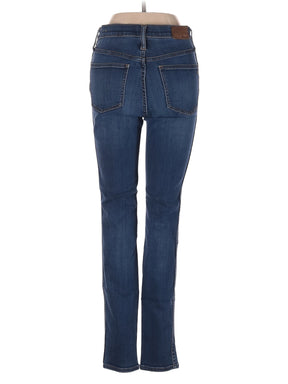 High-Rise Skinny 10" High-Rise Skinny Jeans In Danny Wash: TENCEL&trade; Denim Edition in Dark Wash waist size - 27