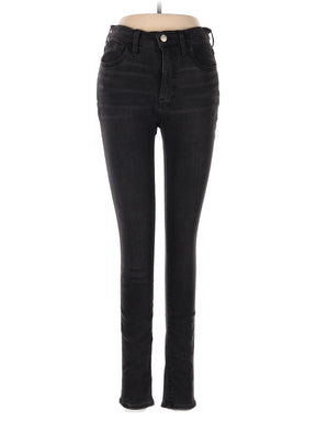 High-Rise Skinny 9" Mid-Rise Roadtripper Supersoft Jeans In Ashmont Wash in Dark Wash waist size - 27
