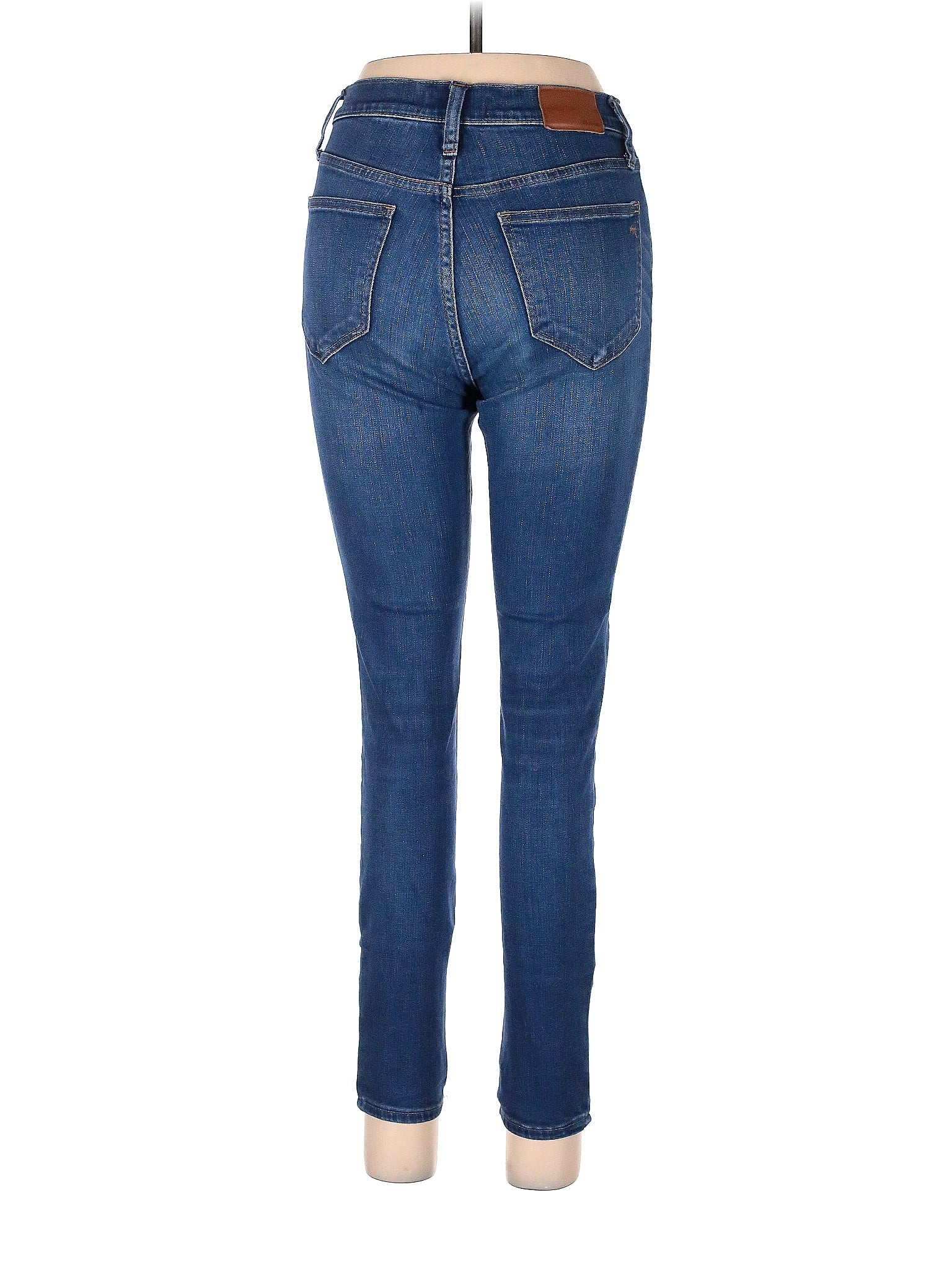 High-Rise Skinny Jeans in Medium Wash waist size - 27