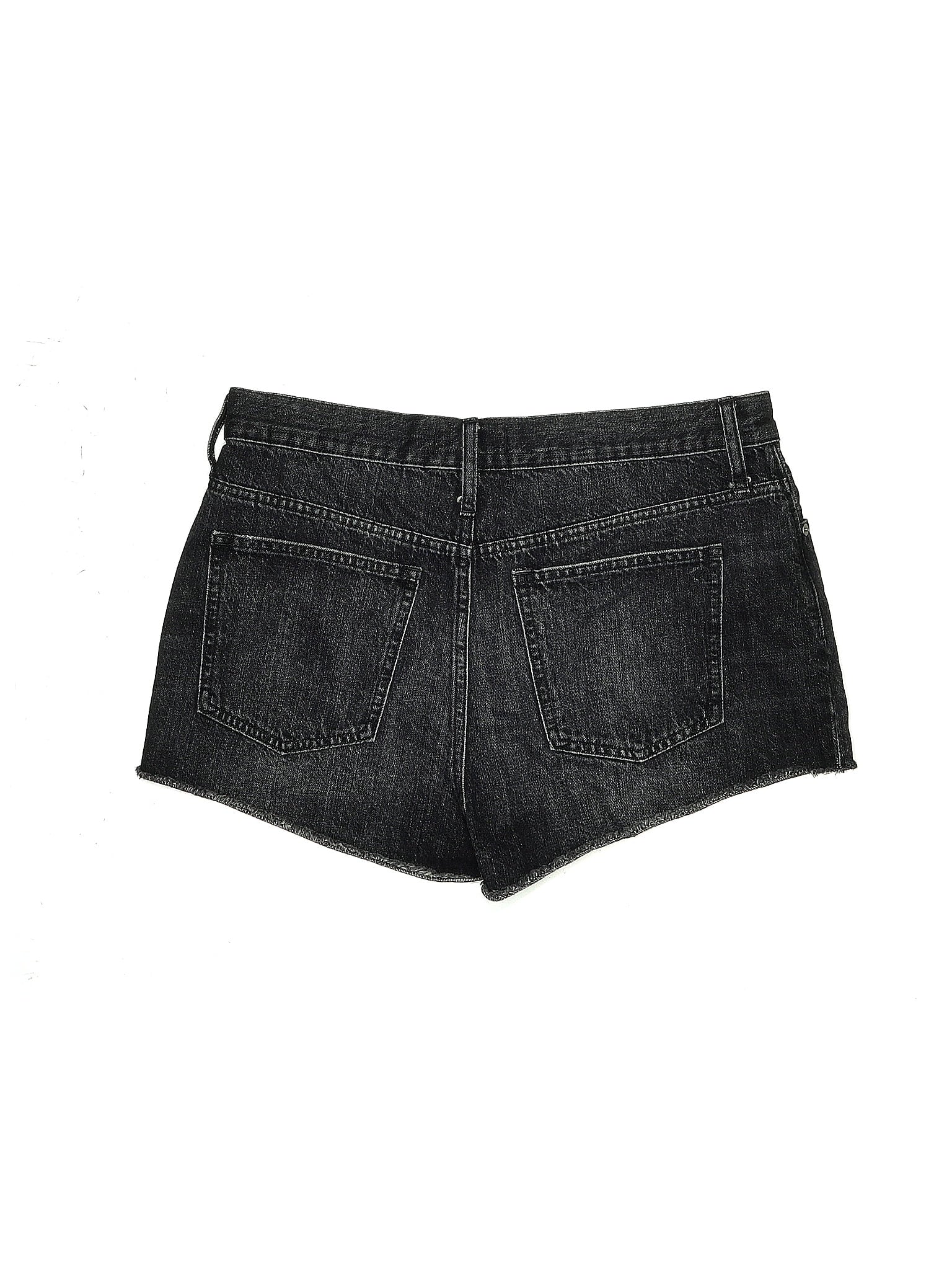 Mid-Rise Relaxed Denim Shorts In Calverley Wash waist size - 29