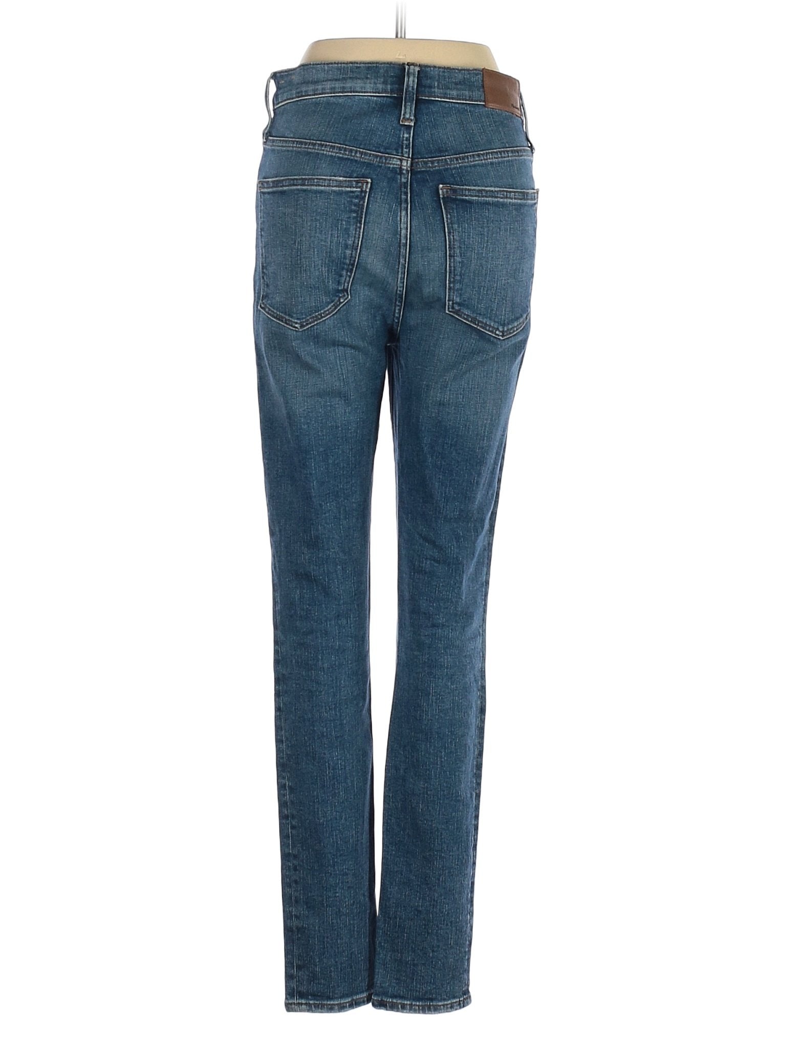 High-Rise Straight-leg Jeans in Dark Wash waist size - 27