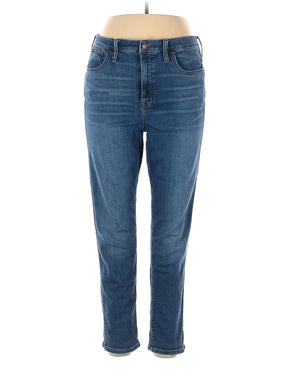 High-Rise Boyjeans Jeans in Dark Wash waist size - 32 T