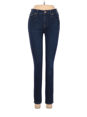 Low-Rise Skinny Jeans in Dark Wash waist size - 26