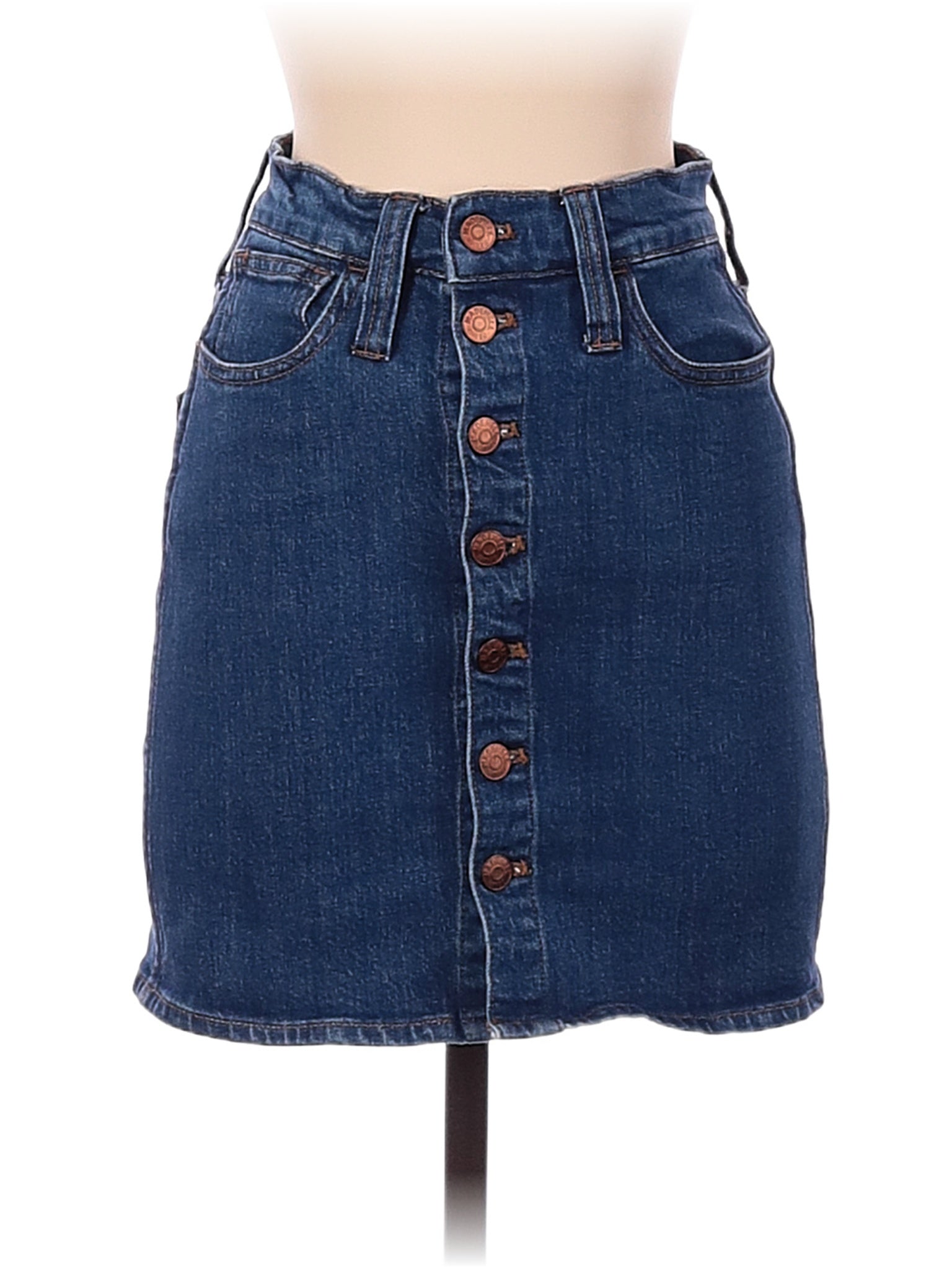 Mid-Rise Madewell Denim Skirt 23 waist size - 23