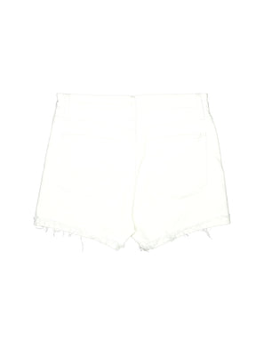 High-Rise Denim Shorts in Light Wash waist size - 32