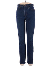 High-Rise Skinny 10" High-Rise Skinny Jeans In Lucille Wash in Dark Wash waist size - 28