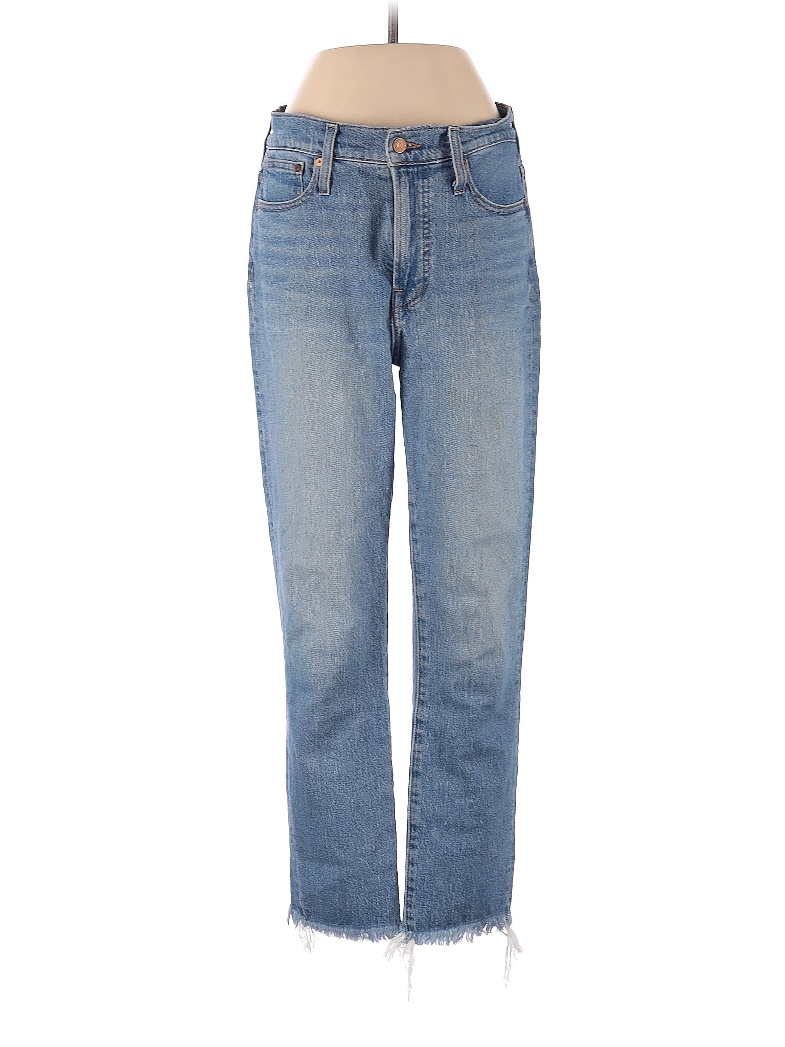 High-Rise Boyjeans Jeans in Medium Wash waist size - 26