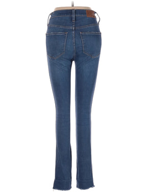 Mid-Rise Skinny 10" High-Rise Skinny Jeans In Hanna Wash in Dark Wash waist size - 25