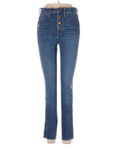 High-Rise Skinny Madewell Jeans 27 in Dark Wash waist size - 27