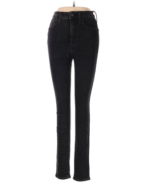 High-Rise Skinny 10&quot; High-Rise Skinny Jeans In Starkey Wash in Dark Wash waist size - 27
