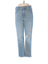 High-Rise Boyjeans Jeans in Light Wash waist size - 25