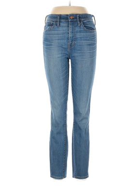 High-Rise Skinny Jeans in Medium Wash waist size - 29