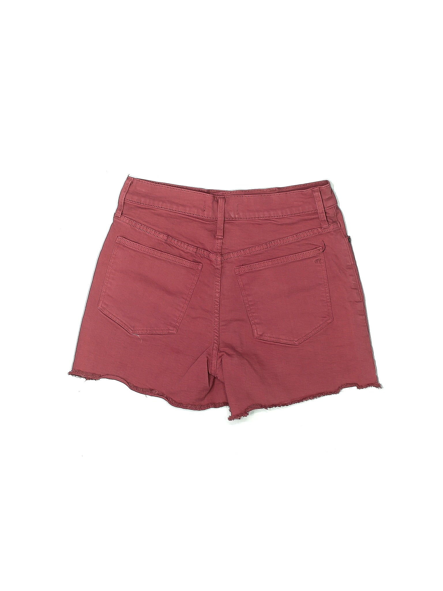 Mid-Rise Denim Shorts in Dark Wash waist size - 27