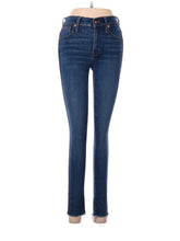Mid-Rise Skinny Jeans in Dark Wash waist size - 26