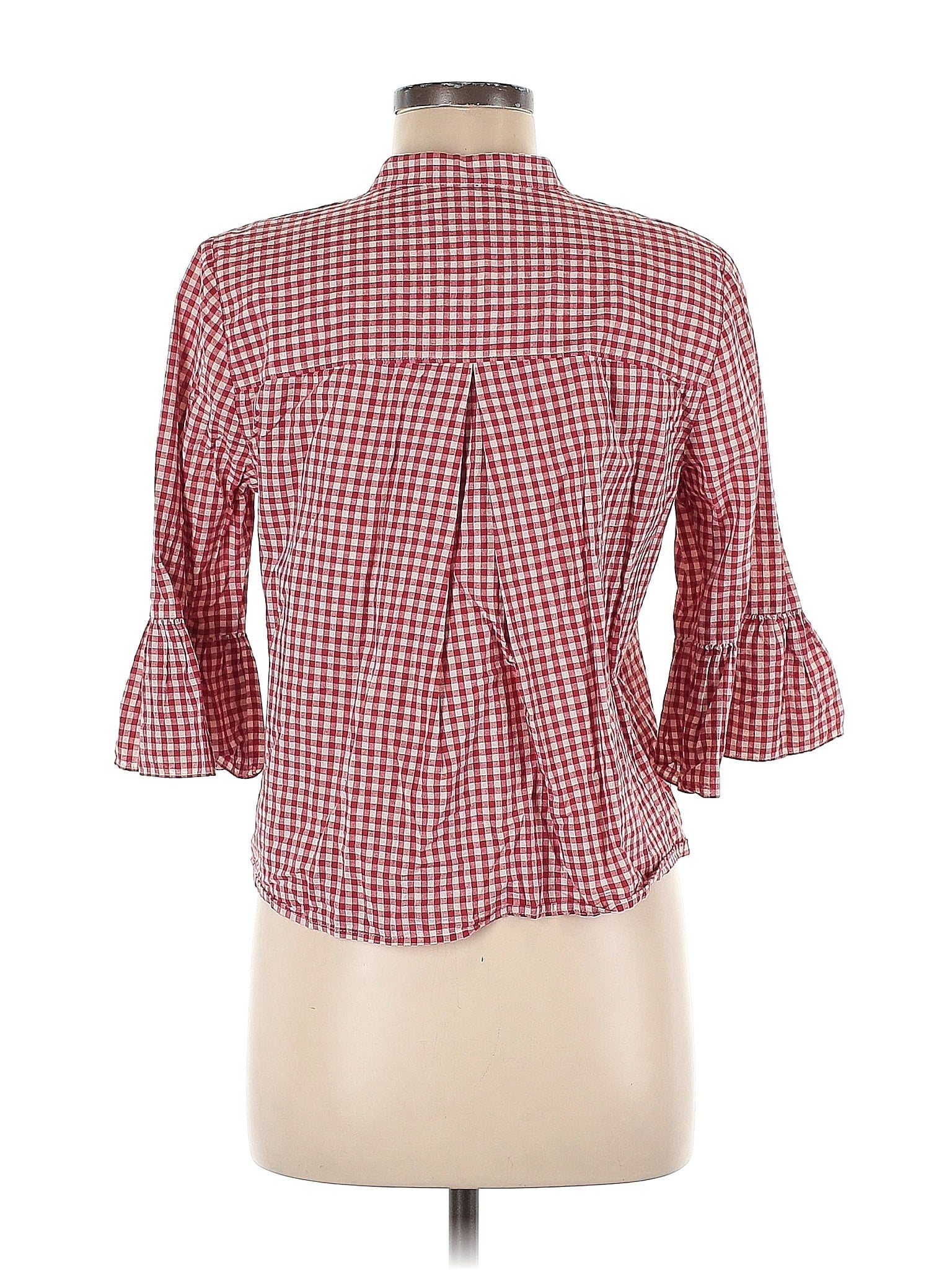 3/4 Sleeve Button-Down Shirt size - M