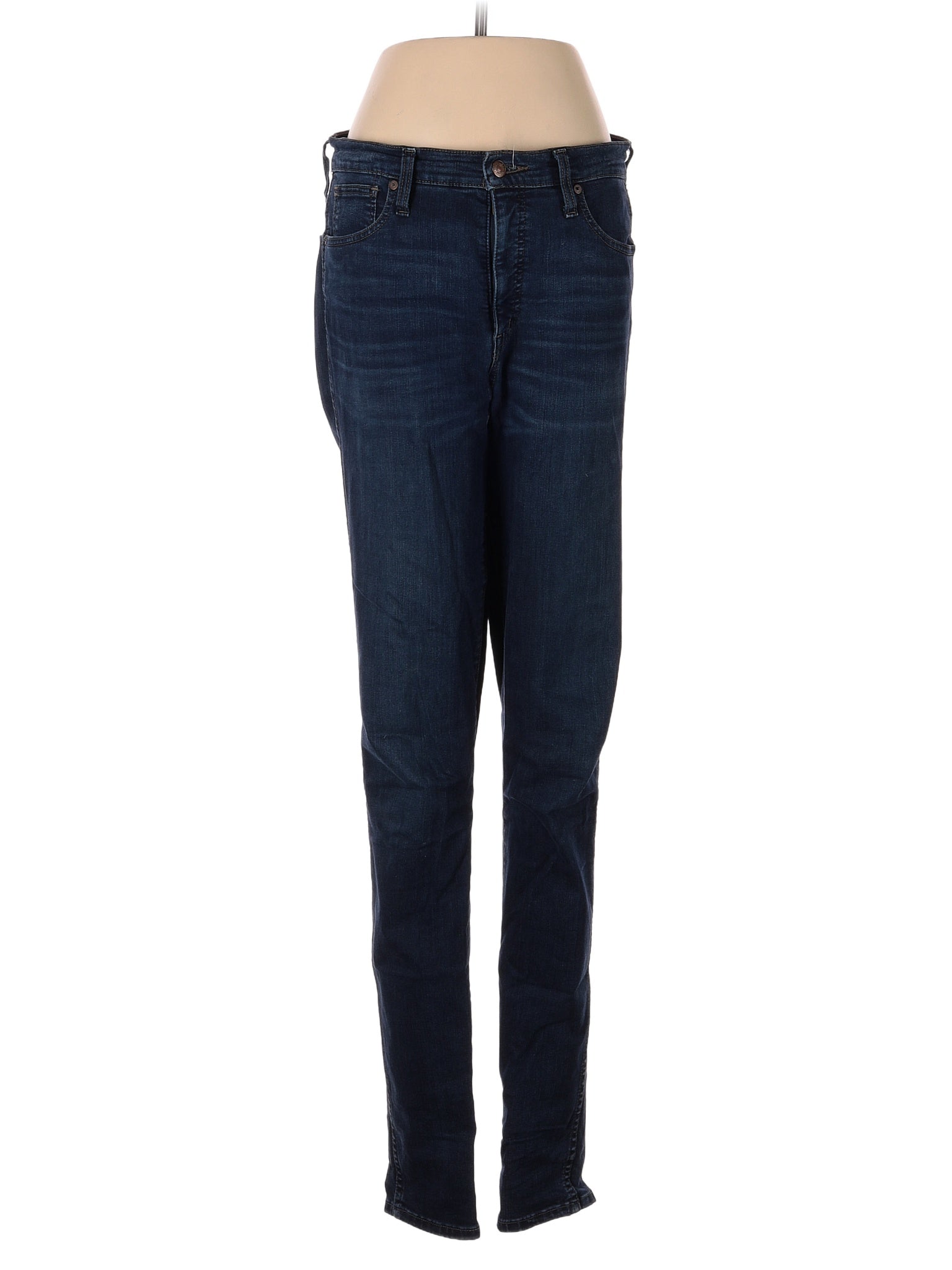High-Rise Skinny Madewell Jeans 29 Tall in Dark Wash waist size - 29 T