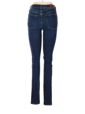 Mid-Rise Skinny Taller 9" Mid-Rise Skinny Jeans In Orland Wash: TENCEL&trade; Denim Edition in Dark Wash waist size - 27