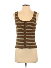 Sleeveless Button-Down Shirt size - S