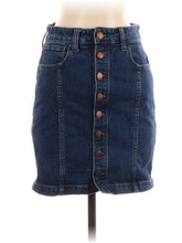 Mid-Rise Denim Skirt waist size - 25