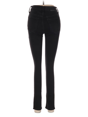 Mid-Rise Skinny Jeans in Dark Wash waist size - 26