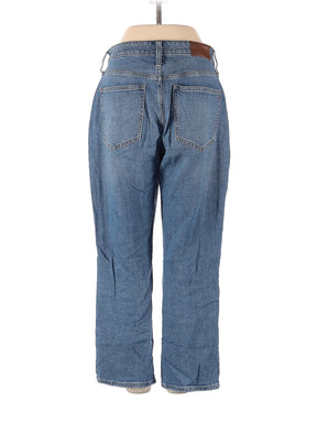 High-Rise Boyjeans Petite Curvy Slim Demi-Boot Jeans In Enright Wash in Medium Wash waist size - 26 P