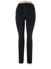 High-Rise Skinny Tall 9" High-Rise Skinny Jeans In Black Frost in Dark Wash waist size - 31 T